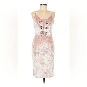 Project Runway | Crushed Velvet Midi Bodycon Dress